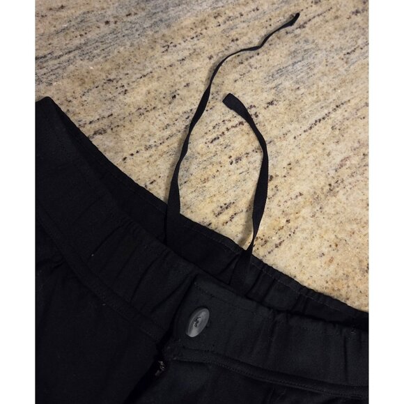 Skechers Men Sz S GO Walk Hybrid MPT129 Pant Black Drawstring Center Seam 26x30" - Picture 9 of 15